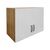 Ντουλάπα εξάφυλλη με πατάρι Athos ΙΙ pakoworld sonoma-λευκή 240x42x240εκ |  Ντουλάπες ρούχων στο espiti