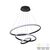 Φωτιστικό οροφής Rings pakoworld led μέταλλο μαύρο Φ60x100εκ |  Οροφής στο espiti