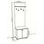 Stewehome Ντουλάπα εισόδου yali από λευκή Λευκό 60x33x177 cm 300806 |  Καλόγεροι -Κρεμάστρες στο espiti