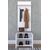 Stewehome Ντουλάπα εισόδου yali από λευκή Λευκό 60x33x177 cm 300806 |  Καλόγεροι -Κρεμάστρες στο espiti