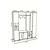 Stewehome Ντουλάπα εισόδου Λευκό 150x33x177 cm 892322 |  Καλόγεροι -Κρεμάστρες στο espiti