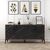 Stewehome Ξύλινος Μπουφές Μοντέρνος 160x35x78 cm 585724 |  Βιτρίνες - Έπιπλα εισόδου στο espiti