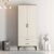 Stewehome Ντουλάπα με δύο πόρτες (T) Lidya / Λευκό 80x47x201 cm 324340 |  Ντουλάπες ρούχων στο espiti