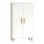 Ντουλάπι Tamera pakoworld λευκό με φυσική απόχρωση MDF 60x30x120εκ |  Ντουλάπες ρούχων στο espiti
