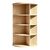 Γωνιακή ραφιέρα Benzal pakoworld sonoma MDF 80x30x120εκ |  Βιβλιοθήκες στο espiti