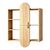 Ραφιέρα τοίχου Jonna pakoworld sonoma MDF 60x10x80εκ |  Ραφιέρες τοίχου στο espiti