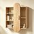 Ραφιέρα τοίχου Jonna pakoworld sonoma MDF 60x10x80εκ |  Ραφιέρες τοίχου στο espiti