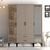 Stewehome Ντουλάπα με τέσσερις πόρτες (PTR) 160x47x201 cm 980723 |  Ντουλάπες ρούχων στο espiti