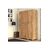 Stewehome Ντουλάπα με 3 πόρτες και συρτάρι στυλ country 118x45x45 cm 73431626 |  Ντουλάπες ρούχων στο espiti