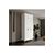 Stewehome Ντουλάπα με 3 πόρτες και ράφι από MDF με πόδια 105x52x52 cm 78960398 |  Ντουλάπες ρούχων στο espiti