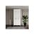 Stewehome Ντουλάπα με 3 πόρτες και ράφι από MDF με πόδια 105x52x52 cm 78960398 |  Ντουλάπες ρούχων στο espiti