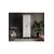 Stewehome Ντουλάπα με 2 πόρτες και συρτάρια από MDF για μικρούς χώρους 70x52x52 cm 23254420 |  Ντουλάπες ρούχων στο espiti