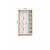 Stewehome Ντουλάπα μποέμ με πόδια και 3 πόρτες 105x47x47 cm 1963279 |  Ντουλάπες ρούχων στο espiti