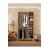 Stewehome Ντουλάπα μποέμ με πόδια και 3 πόρτες 105x47x47 cm 1963279 |  Ντουλάπες ρούχων στο espiti