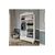 Stewehome Ντουλάπι με 2 πόρτες από MDF για αποθήκευση 90x50x50 cm 5305383 |  Ντουλάπες ρούχων στο espiti