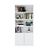Stewehome Βιβλιοθήκη με 2 πόρτες και 4 ράφια 75x27x167 cm 75444816 |  Βιβλιοθήκες στο espiti