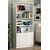 Stewehome Βιβλιοθήκη με 2 πόρτες και 4 ράφια 75x27x167 cm 75444816 |  Βιβλιοθήκες στο espiti