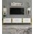 Stewehome Μοντέρνα Βάση Τηλεόρασης με Ράφια &amp; Κομψό Design 180x31x45 cm 331779 |  Έπιπλα τηλεόρασης στο espiti