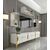 Stewehome Μοντέρνα Βάση Τηλεόρασης με Ράφια &amp; Κομψό Design 180x31x45 cm 331779 |  Έπιπλα τηλεόρασης στο espiti