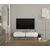 Stewehome Σύνθετο Τηλεόρασης Λευκό και Ξύλινο 120x31.7x42 cm 846521 |  Έπιπλα τηλεόρασης στο espiti