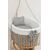 Stewehome Ξύλινο καλάθι λίκνισμα με σετ ύπνου 100x40x81 cm 679936 |  Παιδικά έπιπλα στο espiti