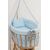 Stewehome Ξύλινο καλάθι λίκνισμα με σετ ύπνου 100x40x81 cm 679936 |  Παιδικά έπιπλα στο espiti