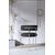 Stewehome Ματ ασημί μεταλλική μαύρη καρέκλα 45x46x83 cm 108990 |  Καρέκλες στο espiti