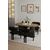 Stewehome Σετ Τραπεζαρίας Boho με 4 Μεταλλικές Καρέκλες Tokyo Μαύρα Πόδια &amp; Καρυδί 80x140 cm 434155 |  Σετ τραπεζαρίες στο espiti