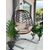 Stewehome Κρεμαστή Κούνια Φωλιά Καφέ 115x115x196 cm 333512 |  Κούνιες στο espiti