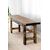 Stewehome Ξύλινος Πάγκος Rustic με Φυσική Απόχρωση Καρυδί 100x28x43 cm 791778 |  Βιτρίνες - Έπιπλα εισόδου στο espiti