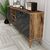 Stewehome Μπουφές Ξύλινος με Πόρτες Μαρμάρου 180x35x81 cm 292000 |  Βιτρίνες - Έπιπλα εισόδου στο espiti