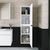 Stewehome Ντουλάπι Πετσετών Μπάνιου με Ράφια 35x30x130 cm 121384 |  Στήλες Μπάνιου στο espiti