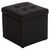ΣΚΑΜΠΩ ΜΕ ΑΠΟΘΗΚΕΥΤΙΚΟ ΧΩΡΟ PU ΜΑΥΡΟ CUBE HM224.01 38x38x36.5Υεκ. |  Σκαμπώ στο espiti