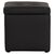 ΣΚΑΜΠΩ ΜΕ ΑΠΟΘΗΚΕΥΤΙΚΟ ΧΩΡΟ PU ΜΑΥΡΟ CUBE HM224.01 38x38x36.5Υεκ. |  Σκαμπώ στο espiti