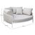 DAYBED 2ΘΕΣΙΟ MAVERICK HM6216.02 ΑΛΟΥΜΙΝΙΟ ΚΡΕΜ-ΜΠΕΖ OLEFIN & STRAPS 164x144x70Υ |  Ξαπλώστρες - Καρέκλες Παραλίας στο espiti