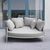 DAYBED 2ΘΕΣΙΟ MAVERICK HM6216.02 ΑΛΟΥΜΙΝΙΟ ΚΡΕΜ-ΜΠΕΖ OLEFIN & STRAPS 164x144x70Υ |  Ξαπλώστρες - Καρέκλες Παραλίας στο espiti