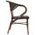 ΠΟΛΥΘΡΟΝΑ ΑΛΟΥΜΙΝΙΟΥ CLAY BAMBOO LOOK ΚΑΦΕ ΜΕ TEXTLINE HM5025 60,5x59x81Υ |  Πολυθρόνες κήπου στο espiti