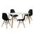 ΣΕΤ ΤΡΑΠΕΖΑΡΙΑ 5Τ ΤΡΑΠΕΖΙ MINIMAL 120x80x73 cm-TWIST ΜΑΥΡΕΣ HM10080.02 |  Σετ τραπεζαρίες στο espiti