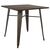ΤΡΑΠΕΖΙ ΜΕΤΑΛΛΙΚΟ ΣΕ ΧΡΩΜΑ RUSTY ΚΑΙ ΞΥΛΟ HM0611.04 80x80x76εκ |  Τραπεζάκια σαλονιού στο espiti