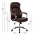 ΚΑΡΕΚΛΑ ΓΡΑΦΕΙΟΥ LANISHA HM1099.09 PU ΣΕ ΚΑΦΕ 65x73x125Υεκ |  Καρέκλες γραφείου στο espiti