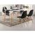 ΣΕΤ ΤΡΑΠΕΖΑΡΙΑΣ 5ΤΜΧ ΜΕ ΤΡΑΠΕΖΙ MINIMAL & ΚΑΡΕΚΛΑ TWIST HM10192 120x80x73 cm |  Σετ τραπεζαρίες στο espiti