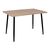 ΤΡΑΠΕΖΙ ΤΡΑΠΕΖΑΡΙΑΣ PALOMA HM8334.01, 120X70Χ76,5 SONΟMA, ΜΑΥΡΑ ΠΟΔΙΑ |  Τραπεζάκια σαλονιού στο espiti