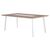 ΤΡΑΠΕΖΙ ΑΛΟΥΜΙΝΙΟΥ TABER HM5131.11 ΛΕΥΚΟ ΜΕ POLYWOOD TOP 200x100x75Υεκ |  Τραπέζια κήπου στο espiti