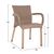 ΠΟΛΥΘΡΟΝΑ ΠΟΛΥΠΡΟΠΥΛΕΝΙΟΥ RATTAN ΠΟΔΙ ALU HM5591.02 ΚΑΠΟΥΤΣΙΝΟ 60x60x82 cm |  Πολυθρόνες κήπου στο espiti