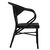 ΠΟΛΥΘΡΟΝΑ ΑΛΟΥΜΙΝΙΟΥ CLAY BAMBOO LOOK ΜΑΥΡΗ ΜΕ TEXTLINE HM5025.02 59x60x82 cm |  Πολυθρόνες κήπου στο espiti