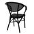 ΠΟΛΥΘΡΟΝΑ ΑΛΟΥΜΙΝΙΟΥ CLAY BAMBOO LOOK ΜΑΥΡΗ ΜΕ TEXTLINE HM5025.02 59x60x82 cm |  Πολυθρόνες κήπου στο espiti
