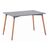 ΤΡΑΠΕΖΙ HM8697.10 MINIMAL, γκρι MDF, ξύλινα πόδια οξιά, 160Χ90X74,5Υ εκ |  Τραπεζάκια σαλονιού στο espiti