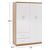 ΝΤΟΥΛΑΠΑ 4ΦΥΛΛΗ ME 2 ΣΥΡΤΑΡΙΑ BLAKELY HM339.06 SONAMA ΛΕΥΚΗ 120Χ42,5Χ180,5 εκ. |  Ντουλάπες ρούχων στο espiti
