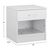 ΚΟΜΟΔΙΝΟ ΜΕ 1 ΣΥΡΤΑΡΙ LANEY ΛΕΥΚΟ HM2345.05 45x35,5x47 εκ. |  Κομοδίνα στο espiti