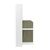 ΓΡΑΦΕΙΟ ΜΕ ΒΙΒΛΙΟΘΗΚΗ ROCHELL ΜΕΛΑΜΙΝΗ OLIVE GREY ΛΕΥΚΟ 146,3x55x128,8Υεκ.HM8886.11 |  Γραφεία στο espiti